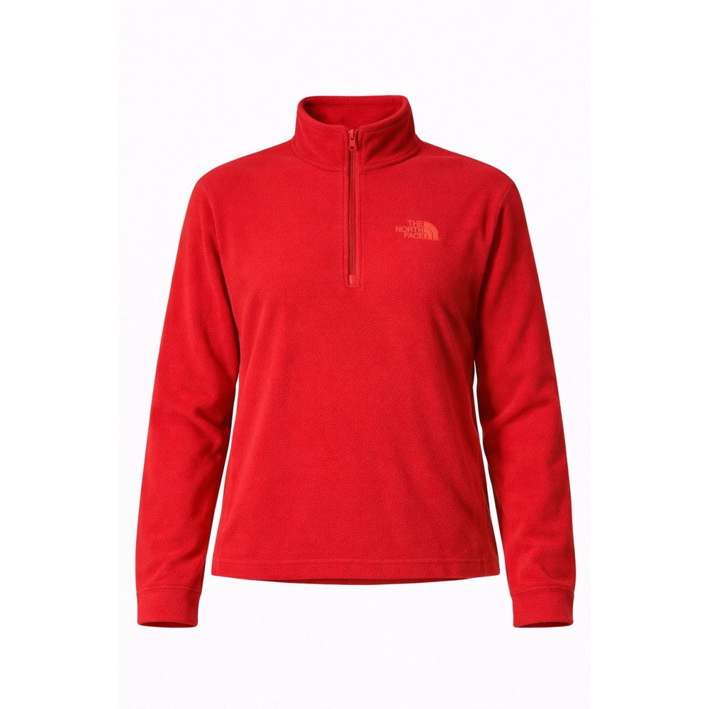 The North Face Red Fleece 1/4 Zip Pullover Mens‎ XXL Regular